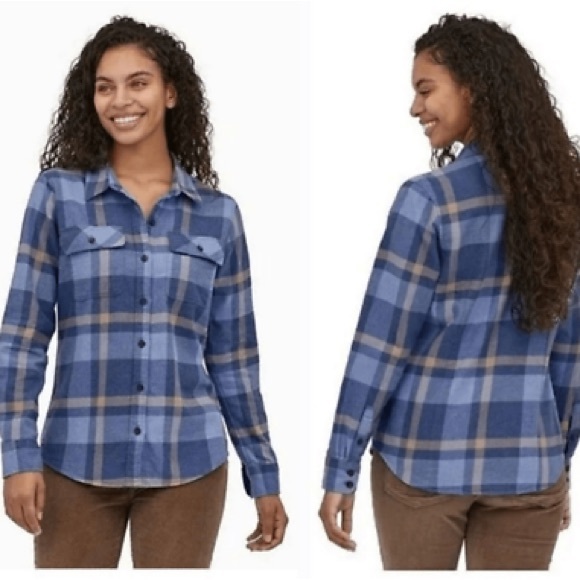 Patagonia Long-Sleeved Organic Cotton Midweight Fjord Flannel Shirt - Picture 3 of 15